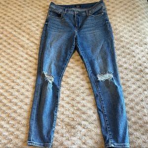 Mid rise express jeans